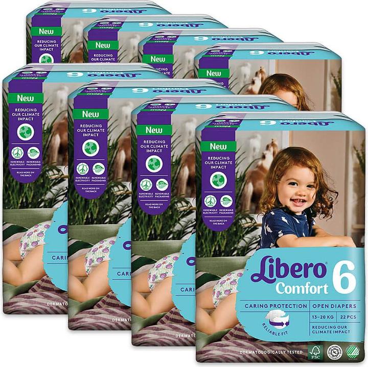 Actual product image Libero Comfort (Size 6, Monthly box, 176 Piece)