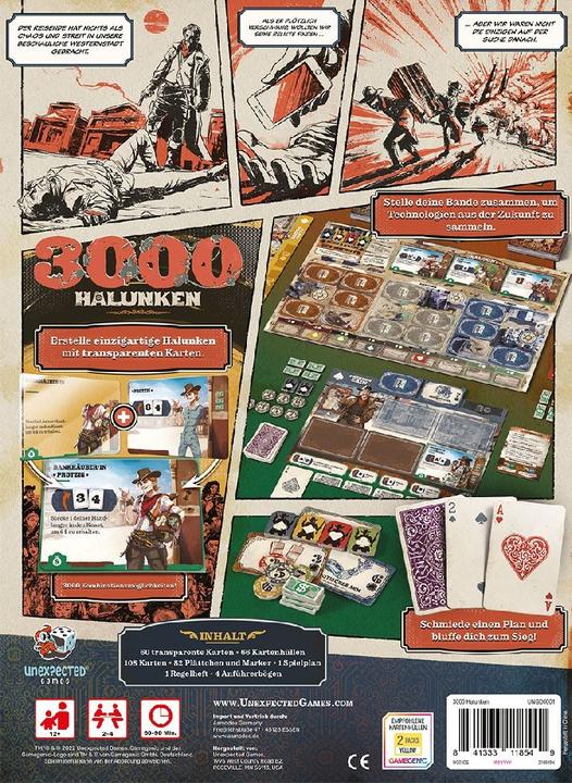 Actual product image Asmodée UNGD0001 - 3000 Scoundrels, board game, 2-4 players, years 12+ (German)