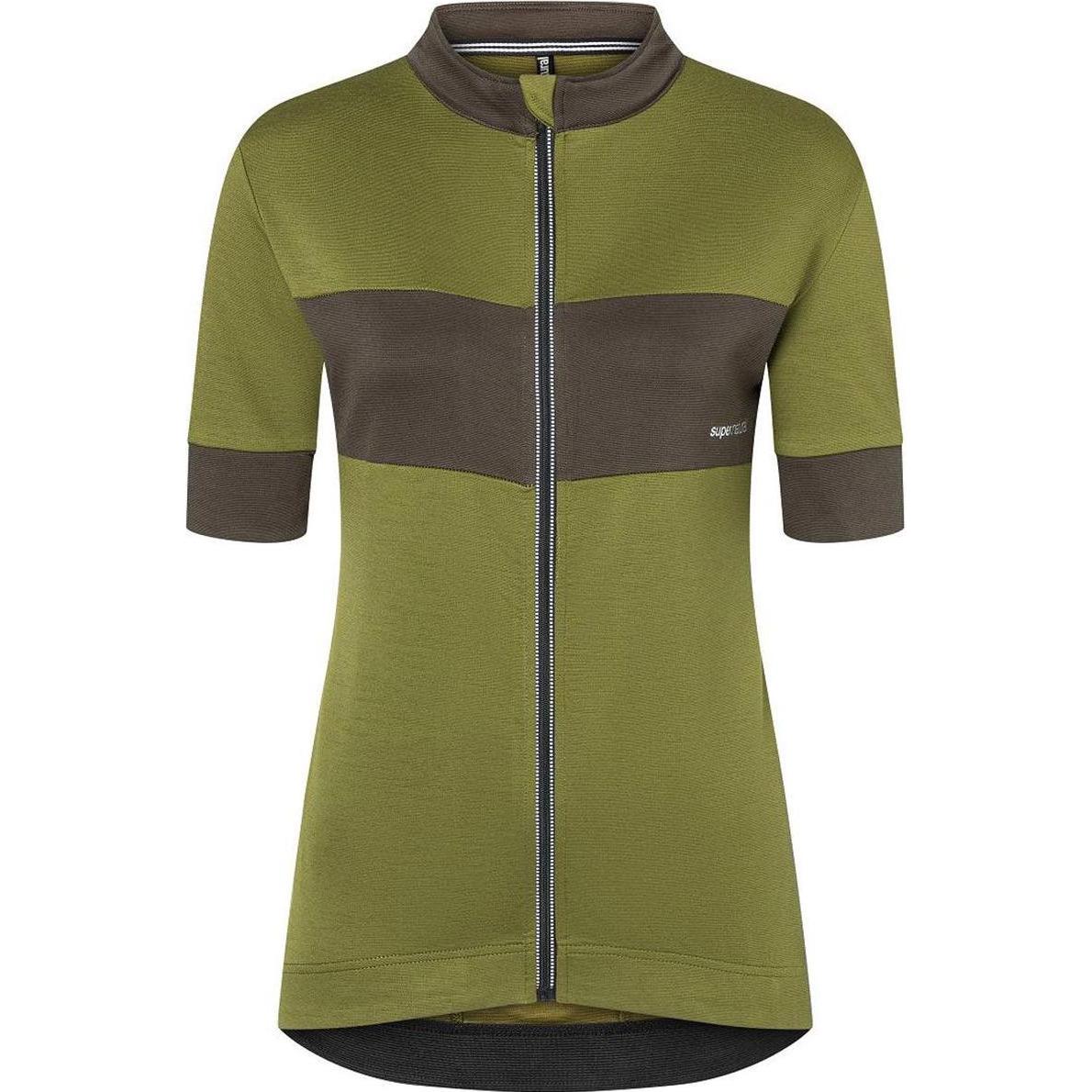 Super Natural, Damen, Velotrikot, Grava Jersey Radtrikot (M), Grün, M
