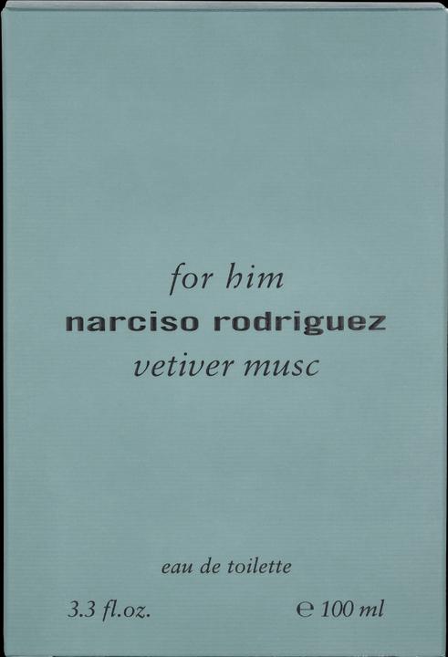 Image du produit Narciso Rodriguez for him vétiver musc (Eau de toilette, 100 ml)