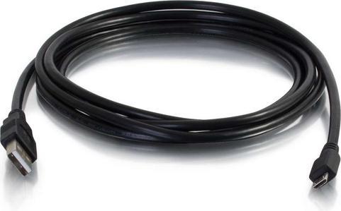 Produktbild C2G 0,9 m (3ft) USB 2.0 A zu Micro-B-Kabel M/M - Schwarz (0,9m) (0.90 m, USB 2.0)