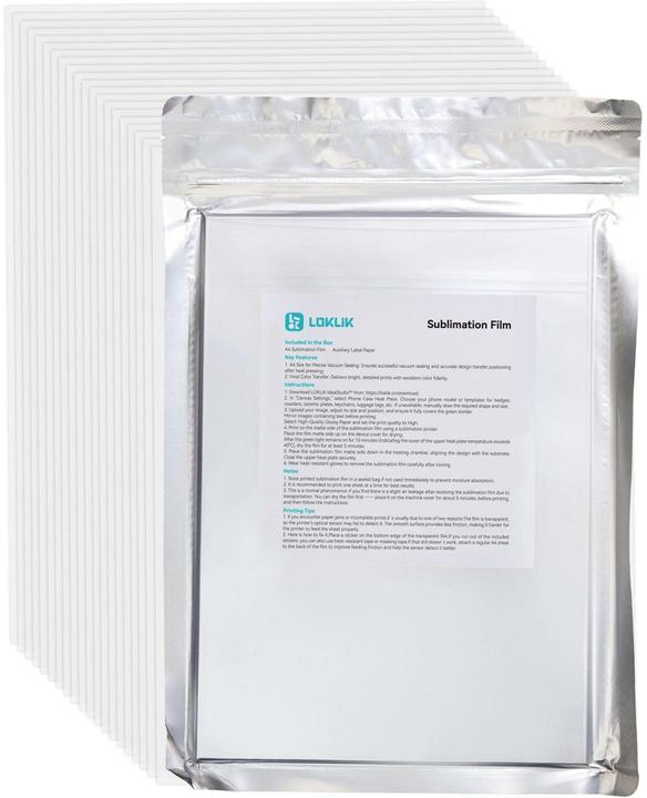 Immagine prodotto Loklik Sublimation film for Phone Case - 20 pieces