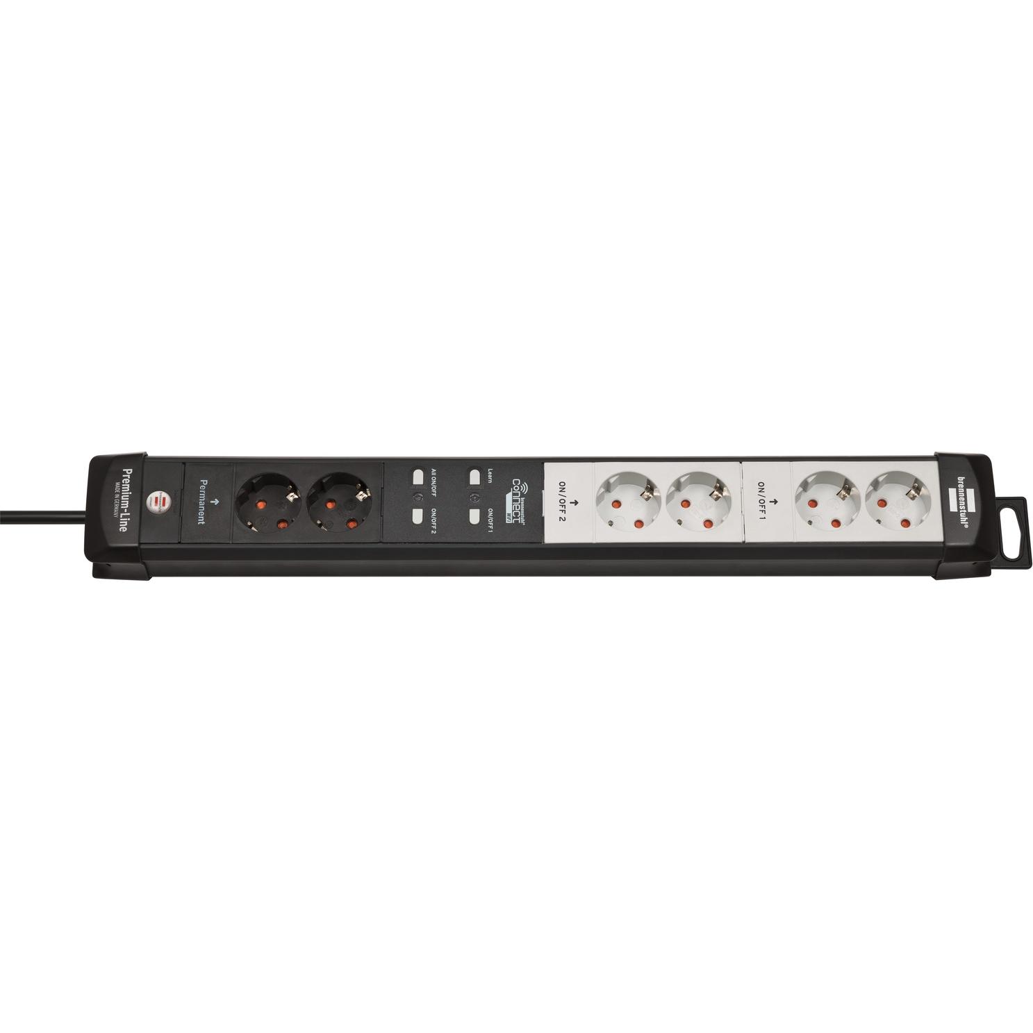Brennenstuhl, Steckdosenleiste, Connect Premium-Line (6 x, CEE 7/7, 3 m)