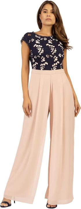 Apart Fashion Avondoverall für Damen, Lichtrosa-Nachtblau (36)