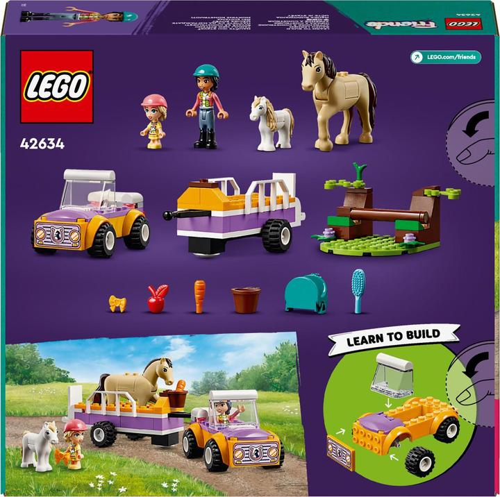 Produktbild LEGO Pferde- und Pony-Anhänger (42634, LEGO Friends)