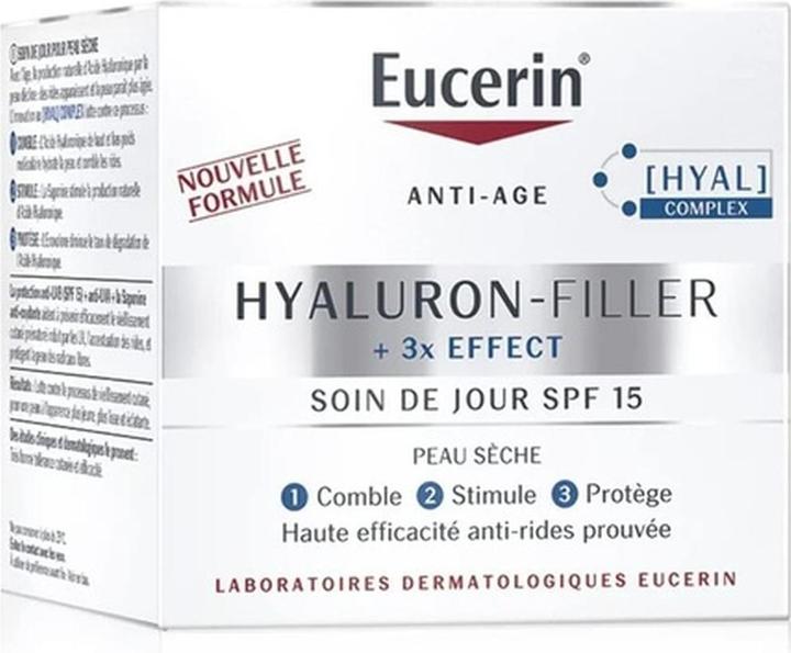 Actual product image Eucerin Hyaluron-Filler + 3x Effect (50 ml, Day cream, SPF 15)