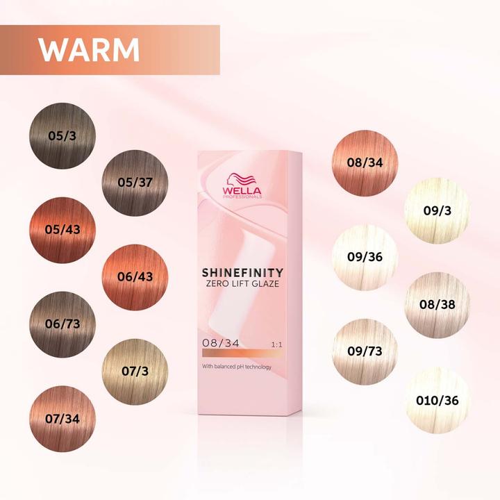 Actual product image Wella Professionals Shinefinity Zero Lift Glaze (09, 3 - Golden Honey)