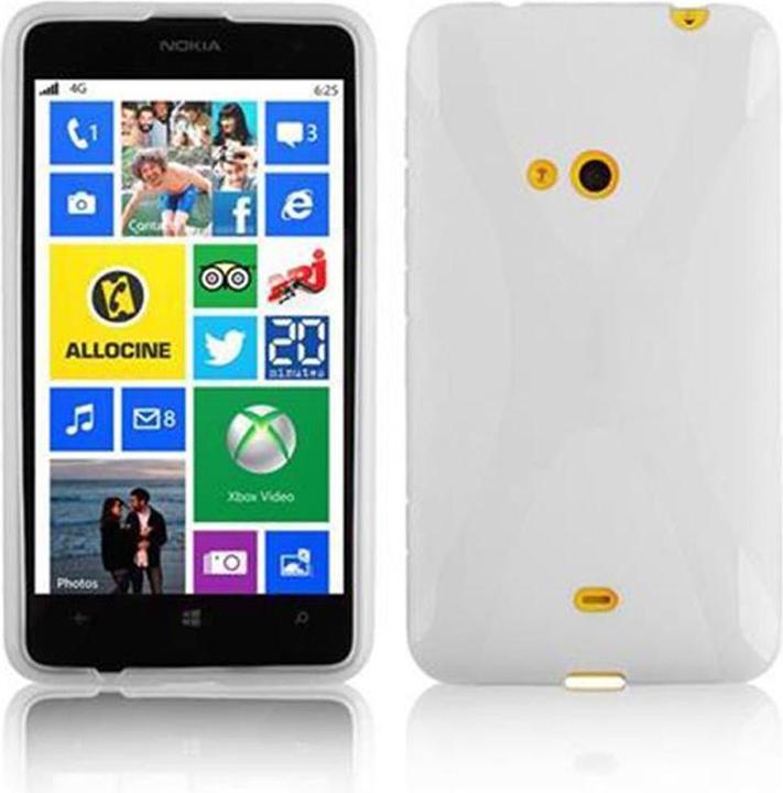 Actual product image Cadorabo TPU X-Line Cover (Nokia Lumia 625)
