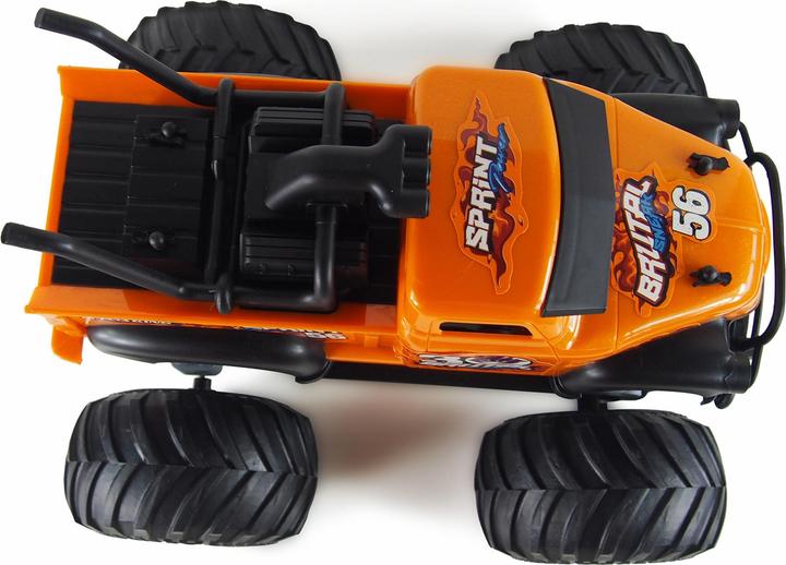 Immagine prodotto Amewi Crazy Monster Truck elettrico spazzolato 2WD 1:16 RTR arancione (RTR pronto all'uso)