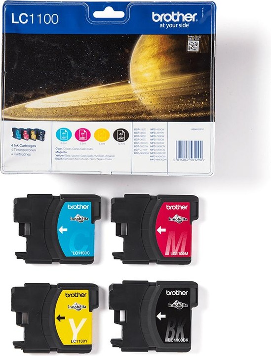 Produktbild Brother LC-1100VALBP Value Pack (M, BK, Y, C)