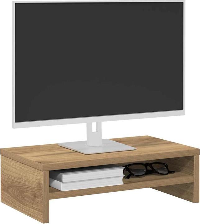 vidaXL Monitorständer Artisan-Eiche 42x24x13 cm Holzwerkstoff