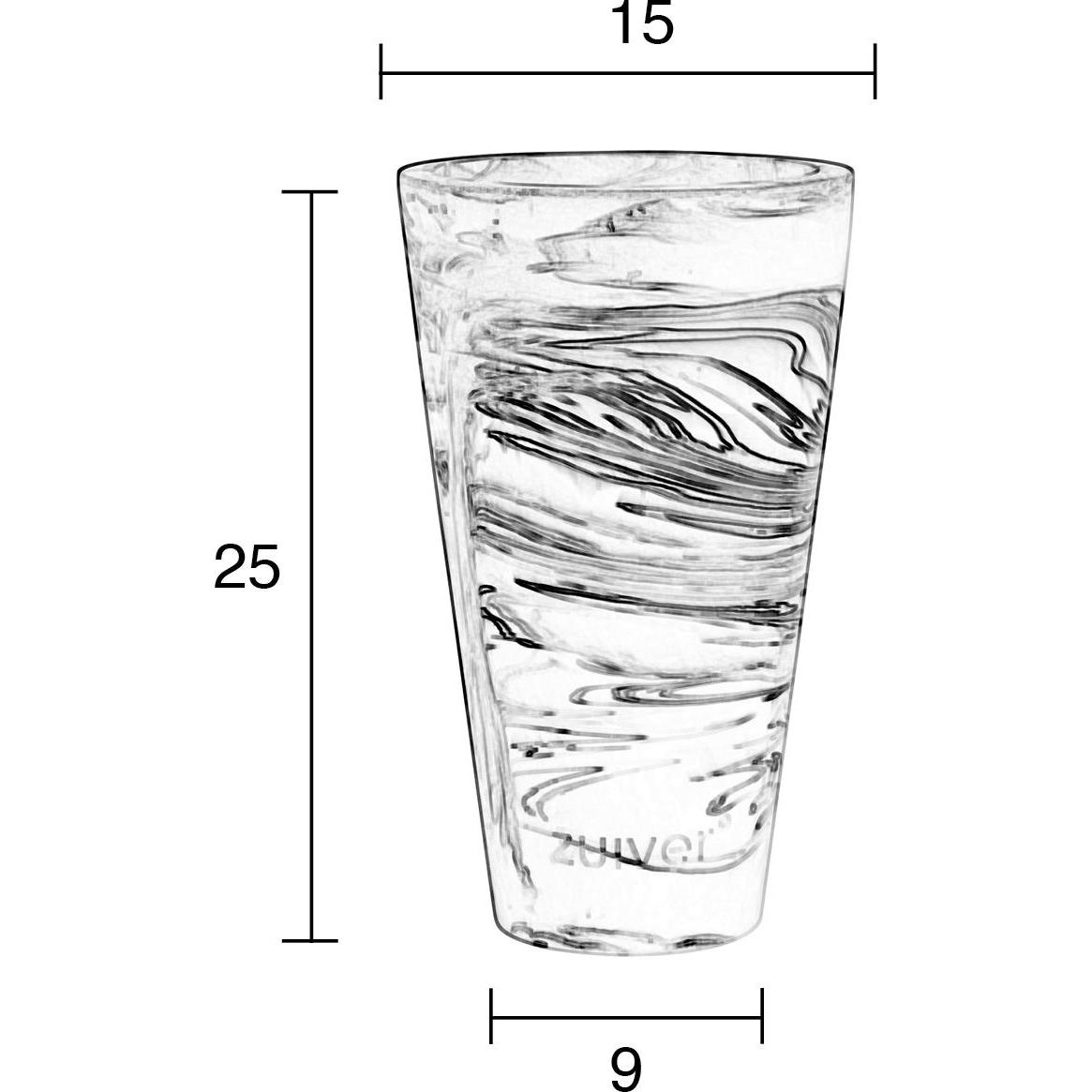 Thumbnail - Zuiver, Vase, Conic (1 x, 15 x 15 x 24.5 cm)