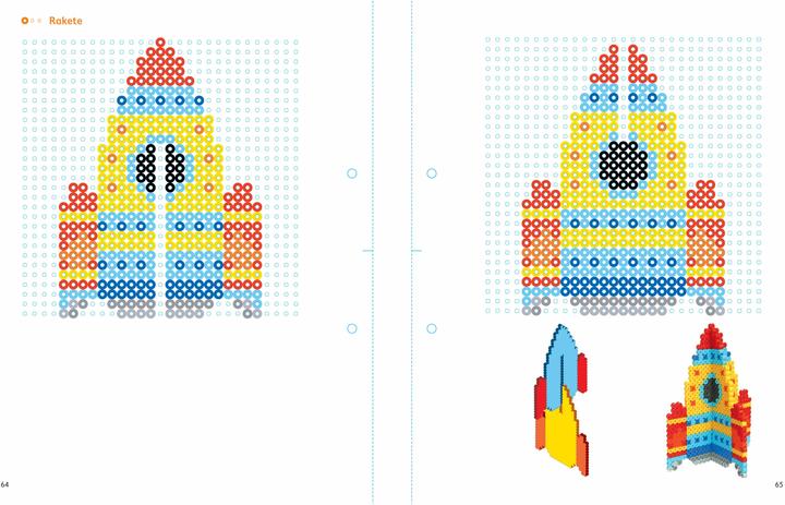 Immagine prodotto Il mio coloratissimo libro di modelli di perline da stirare Motivi 3D
