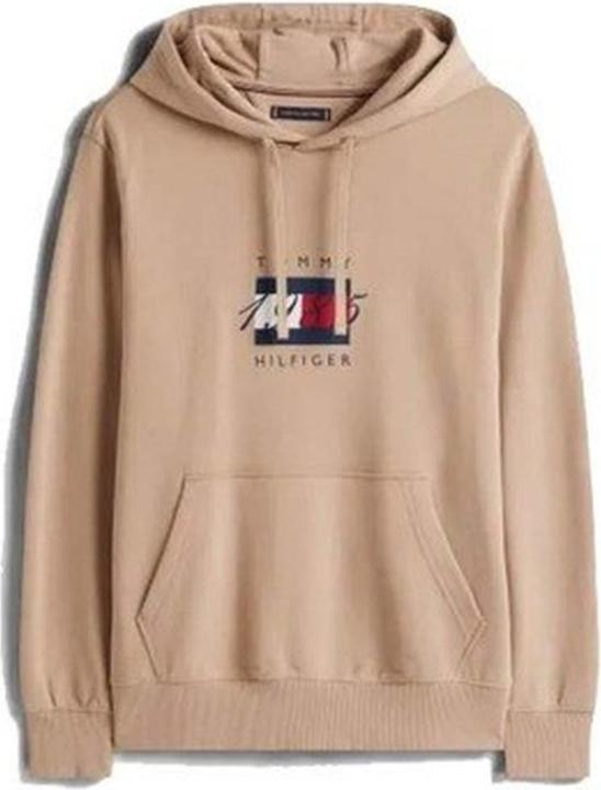 Produktbild Tommy Hilfiger Kapuzenpullover mit linearer Flaggen-Grafik (XXL)