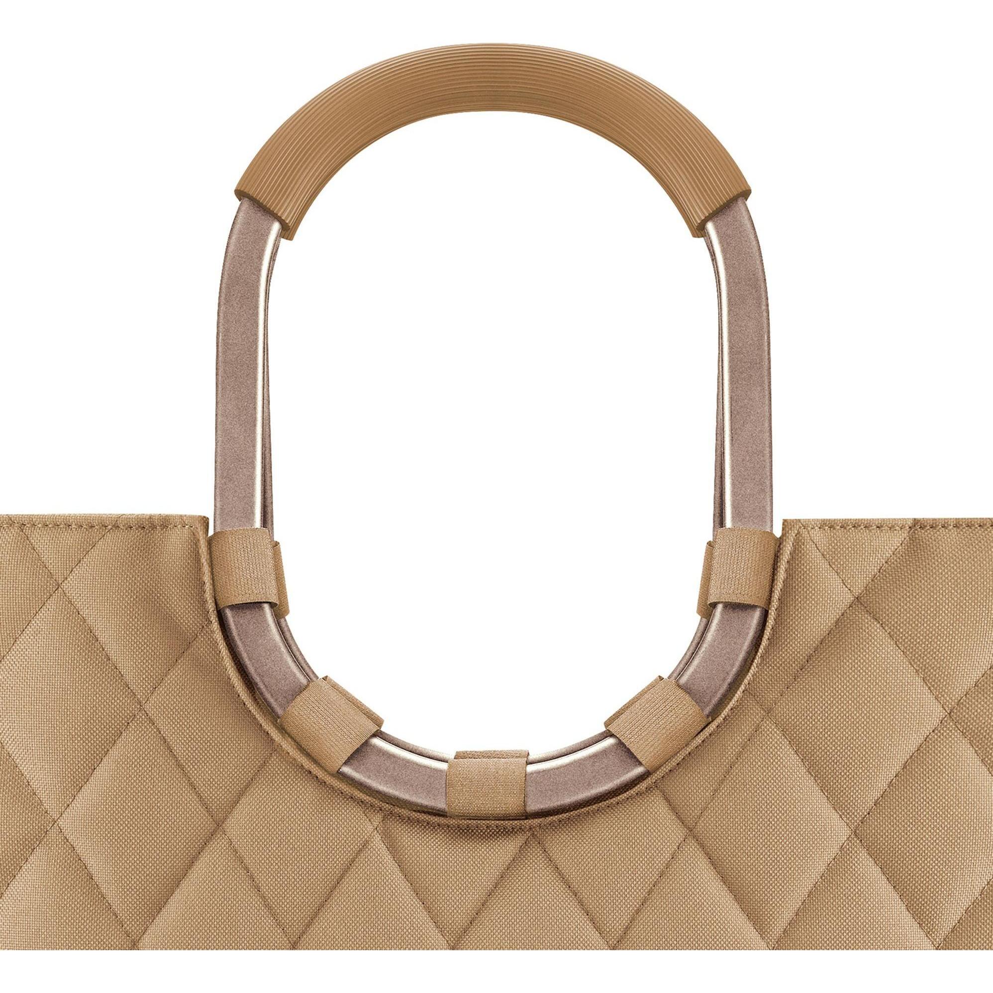 reisenthel, Einkaufshilfe, loopshopper L frame rhombus ginger, Beige