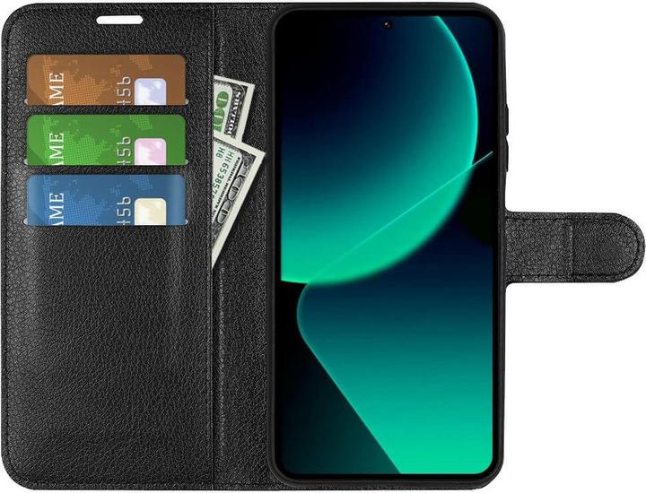 Produktbild Cover-Discount Xiaomi 13T / 13T Pro - Leder Etui Hülle schwarz (Xiaomi 13T)