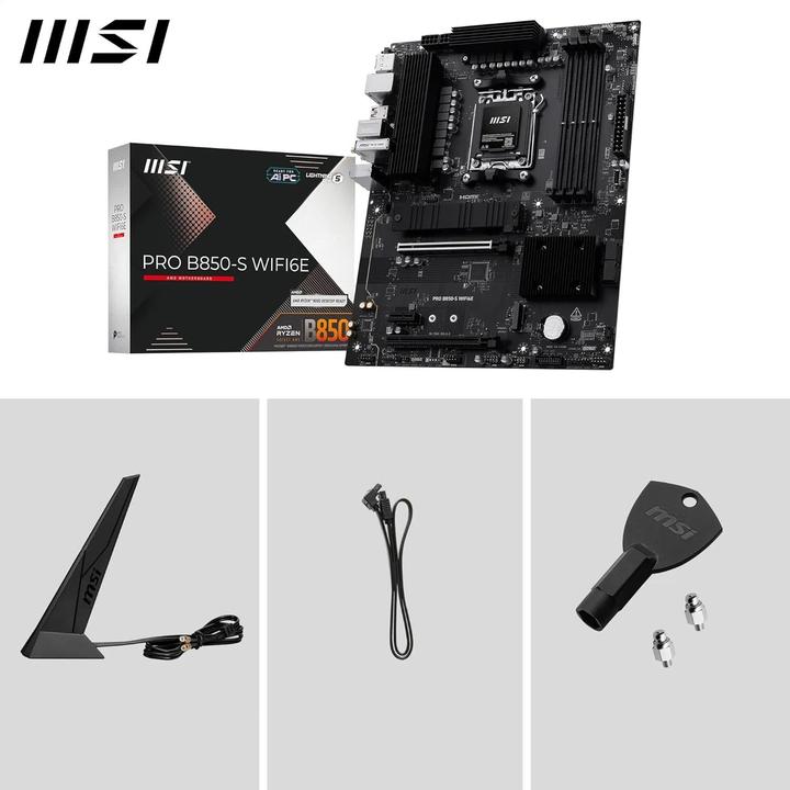 Actual product image MSI PRO B850-S WIFI6E (AM5, AMD B850, ATX)