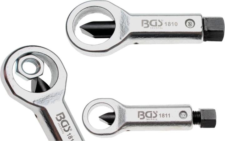 Actual product image BGS Nut Splitter Set 12 - 16 mm / 16 - 22 mm 2 pcs.