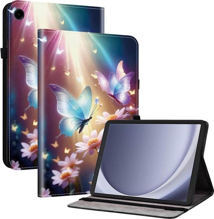 Actual product image Cover-Discount Galaxy Tab A11 / A9 - Etui mit stilvollem Motiv (Galaxy Tab A9)