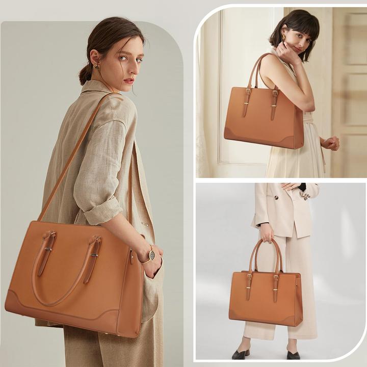 Produktbild Only-Bags.Store Handtasche Shopper grosse Tasche PU-Leder Arbeitstasche Umhängetasche Tasche für die Arbeit Schule