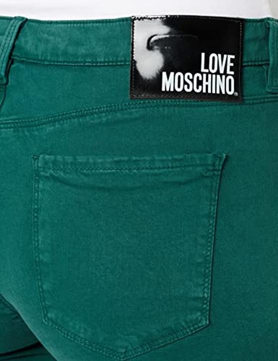 Produktbild Love Moschino Garment Dyed Twill mit schwarzem Logo-Rückenetikett Casual (36)