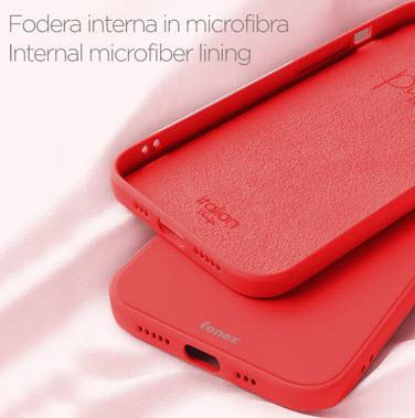 Image du produit Fongex Galaxy A14 - Pure Touch Housse en silicone rouge (Samsung Galaxy A14)