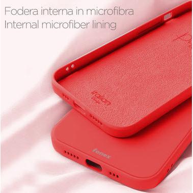 Thumbnail - Fongex Galaxy A14 - Pure Touch Silikonhülle rot (Samsung Galaxy A14), Smartphone Hülle, Rot