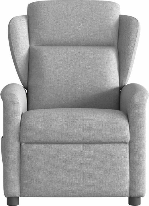 Immagine prodotto vidaXL Poltrona massaggiante elettrica in tessuto grigio nuvola