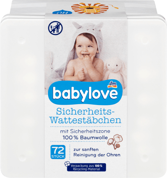 Produktbild dm babylove Sicherheits-Wattestäbchen