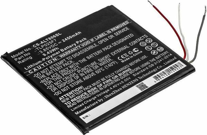 Actual product image CoreParts Battery for Alcatel Tablet