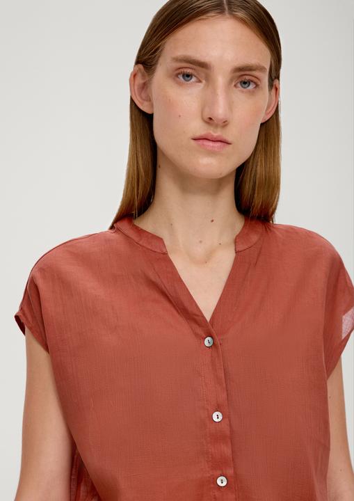 Produktbild S.Oliver Bluse Bluse mit Tunika-Ausschnitt (40)