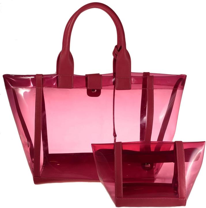 Productafbeelding Kate Moss Roze tas Daliane dames, leer, sluiting, vakken