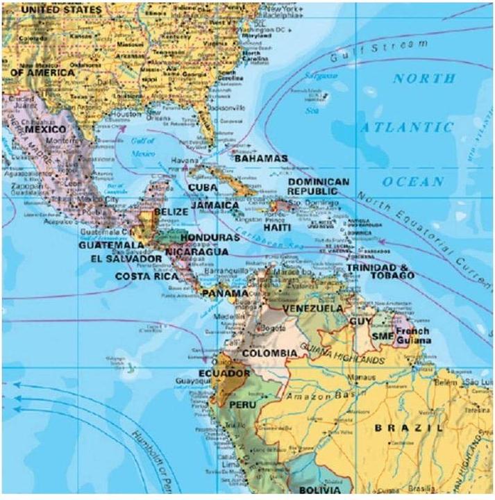 Produktbild Franken Kartentafel Welt