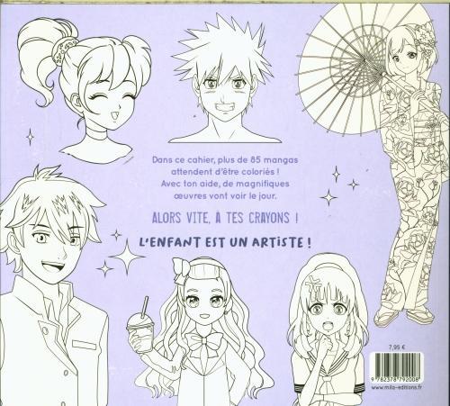 Image du produit Mila Mon gros cahier de mangas à colorier (Français, Collectif, 2024)