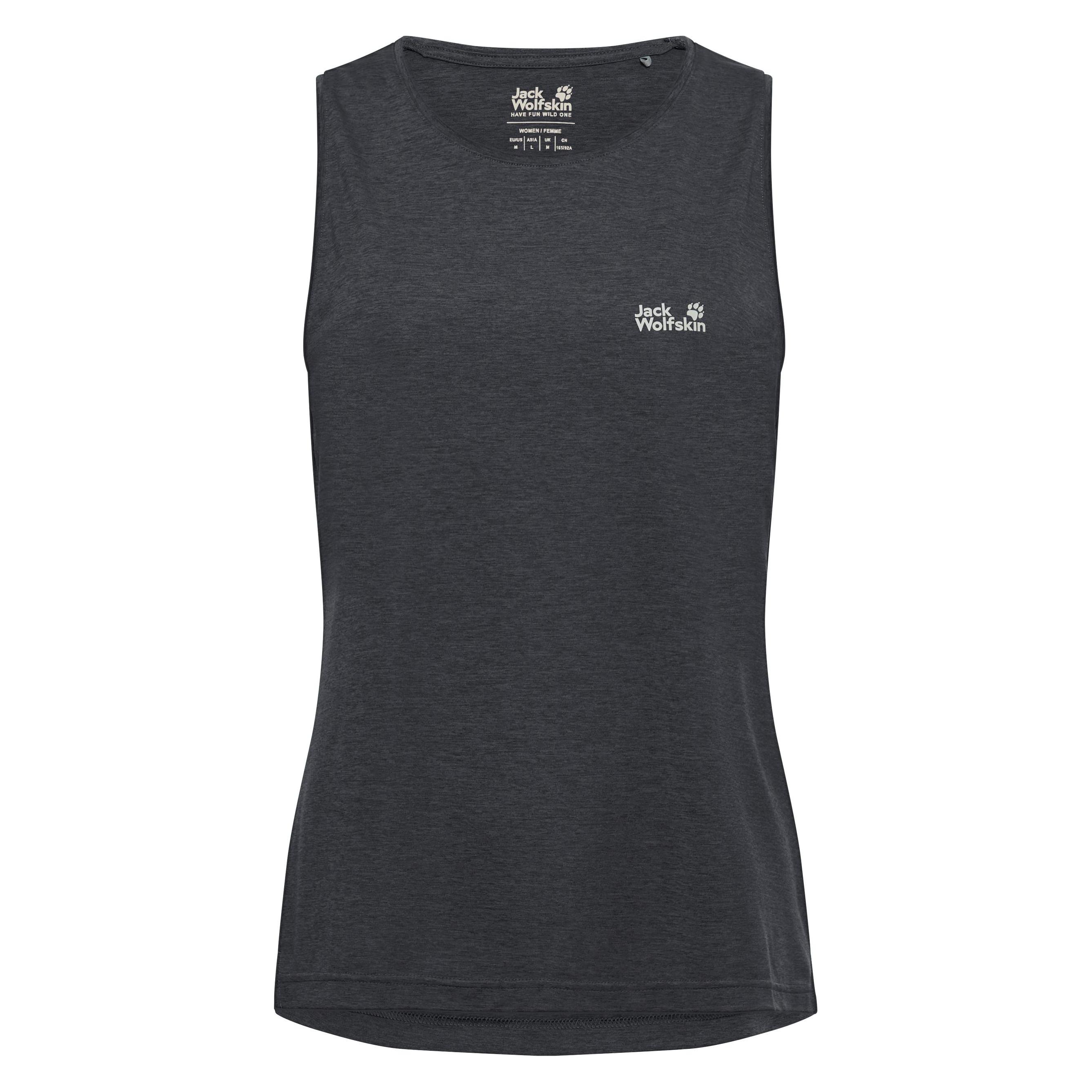 Jack Wolfskin, Damen, Shirts, Wildtrail Tank Top W, Grau, (S)