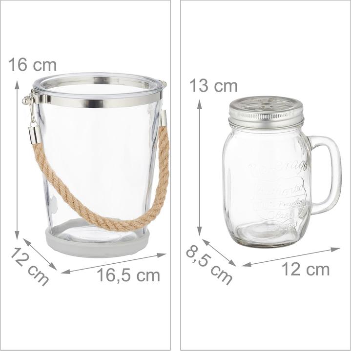 Produktbild Relaxdays Trinkgläser-Set (0.50 l, 1 x)