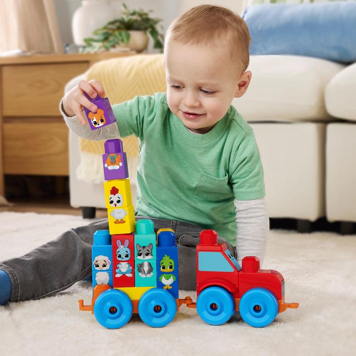 Actual product image 0 MEGA BLOKS Bau- und Lerntiertraktor