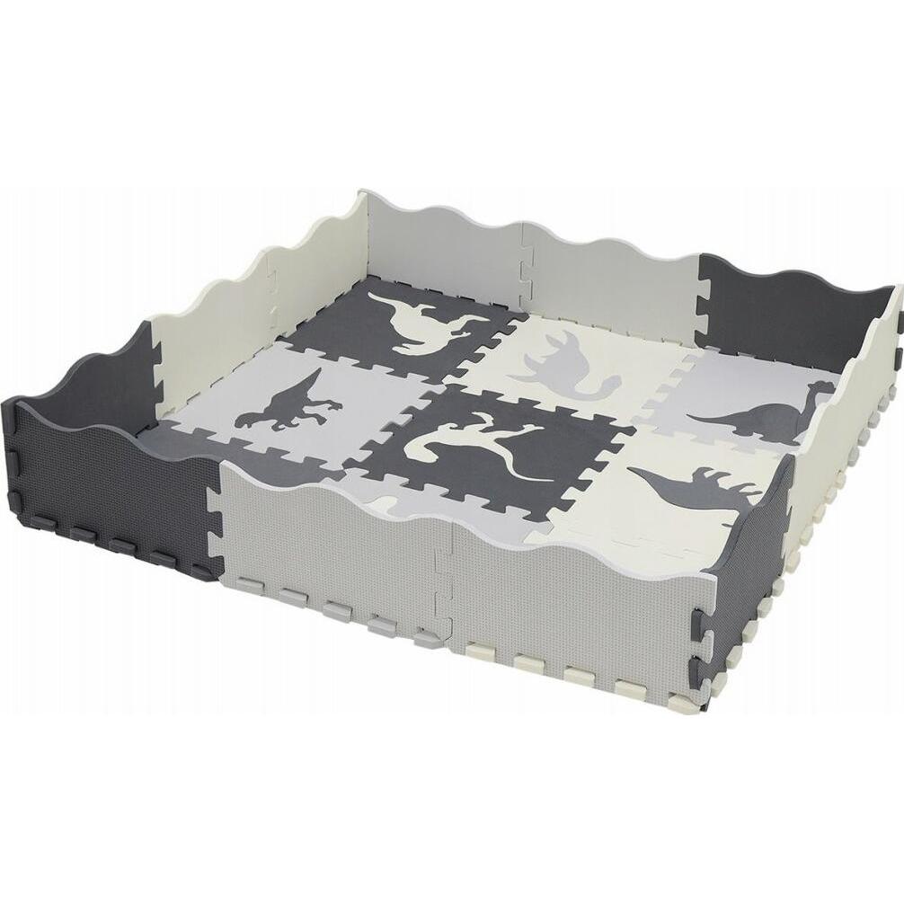 Matadi Grau Schaumstoffpuzzle Dinosaurier (28x28) (28 Teile)