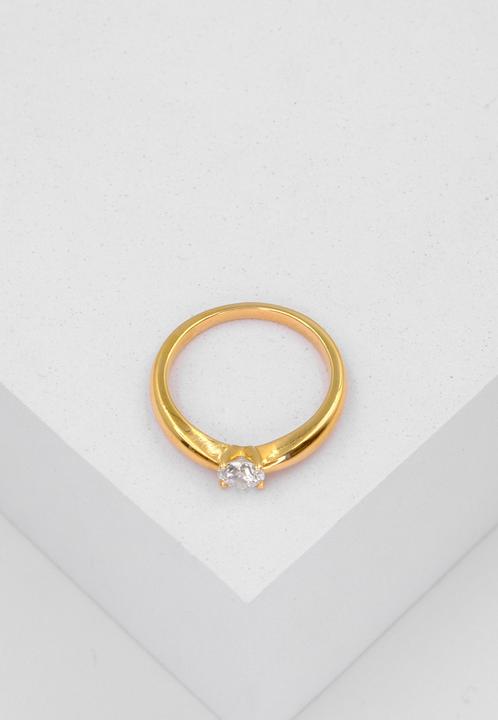 Actual product image Muau Solitaire (54, 750/18 K Gold)