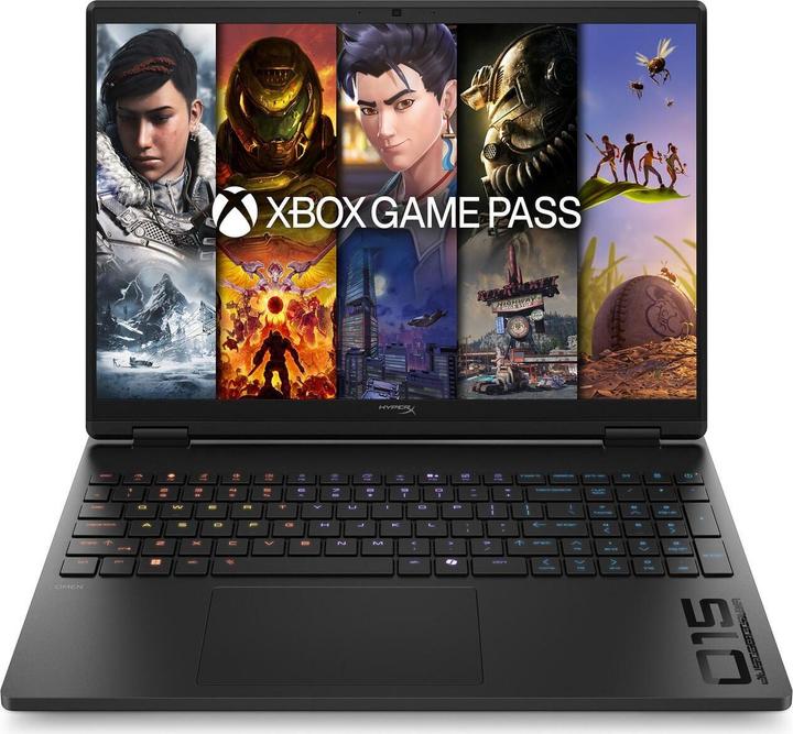 Produktbild HP HyperX OMEN 15 inch Gaming Laptop PC 15-ga0051ng (15.30", 1024 GB, 16 GB, DE, Intel Core i5-14450HX)