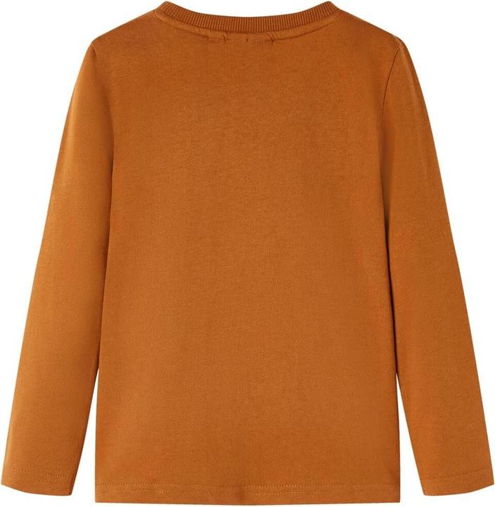 Produktbild VidaXL Kinder-Langarmshirt Cognac 92,Material: 100 (92)