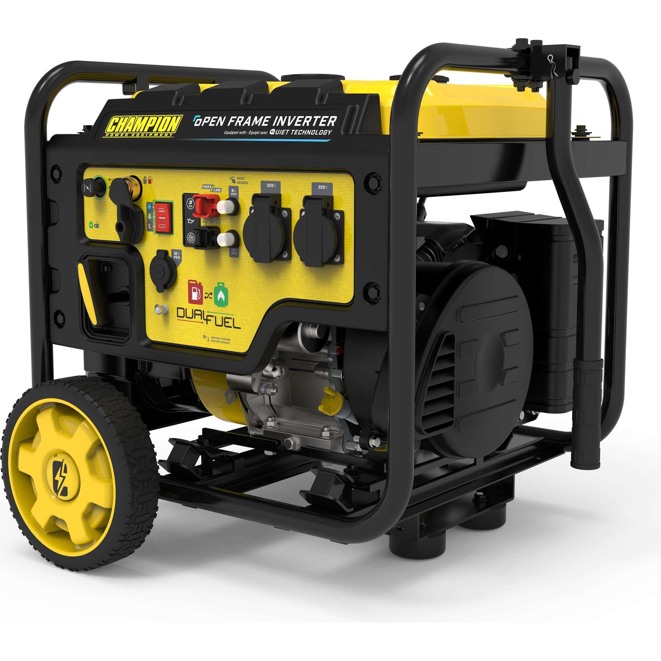 Champion Power Equipment, Stromgenerator, 3600 Watt Dual-Fuel-Digital-Hybrid-Wechselrichter (3500 W, 0.60 l)