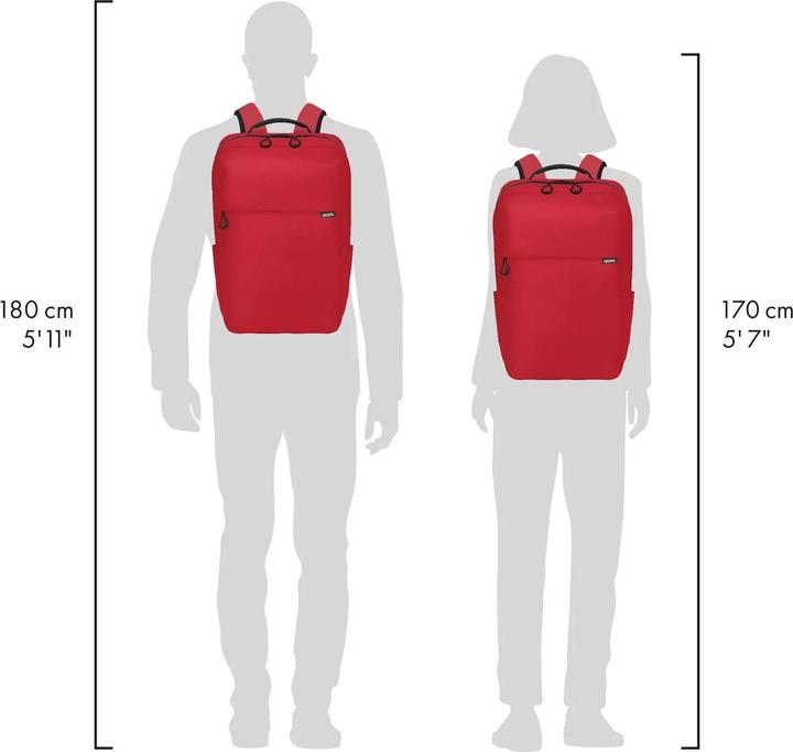 Produktbild Dicota Backpack COMMUTER 13-16 RED (16 l)