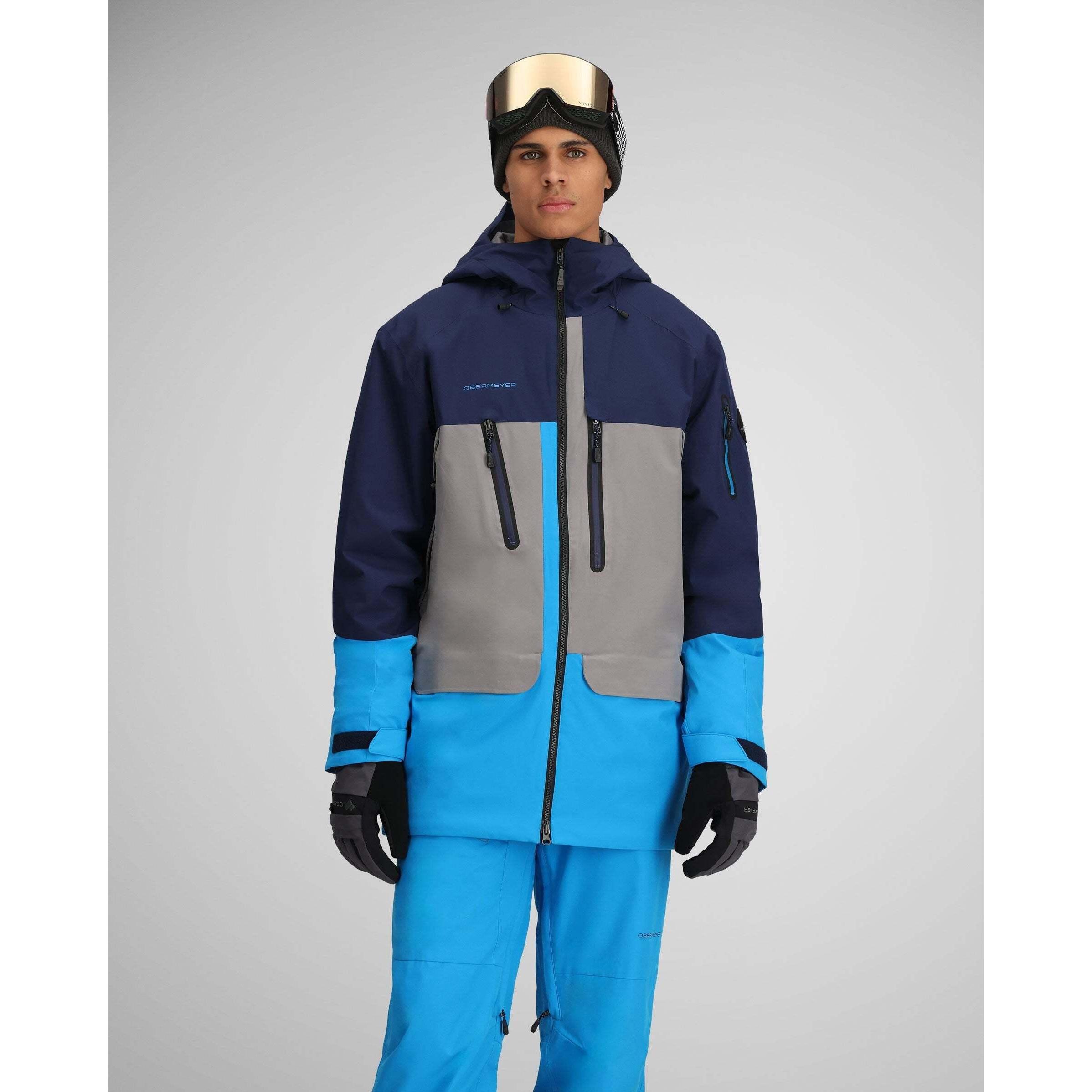 Obermeyer, Damen, Skijacke, Cirque (M), Blau, M