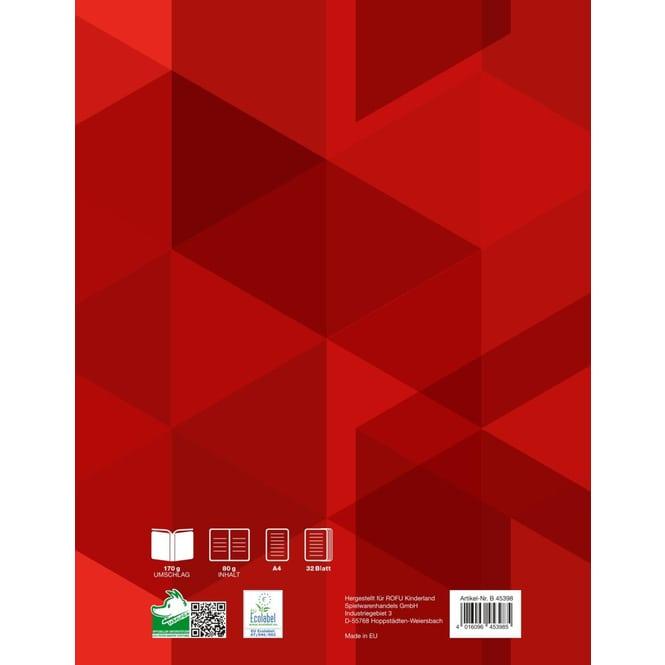 Actual product image MICA College double exercise book - DIN A4 - ruler size 3 - lined - 32 sheets (A4, Lined)
