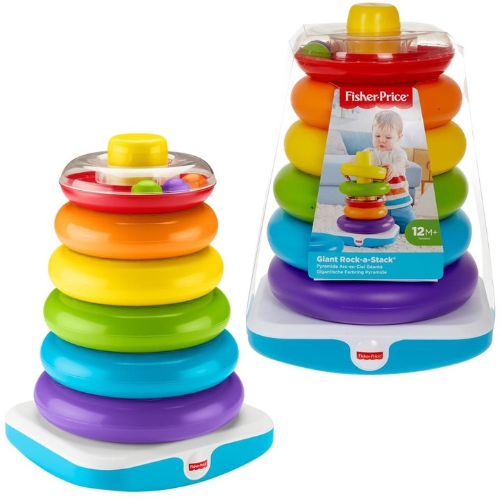 Produktbild Fisher-Price Grosse Farbringpyramide