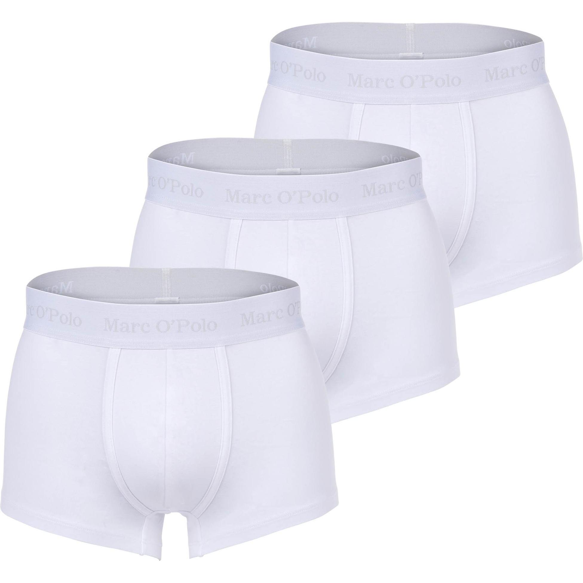 Marc O'Polo, Herren, Unterhosen, Trunk, Weiss, (L, 3er Pack)