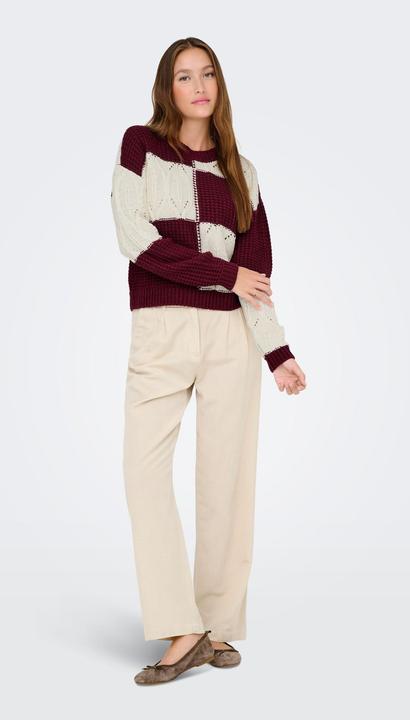 Actual product image JdY Jdyjusty L/S Mix Struc Pullover Knt Noos (S)
