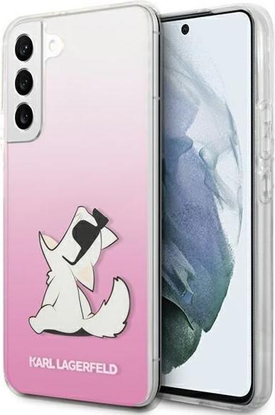 Actual product image Karl Lagerfeld KLHCS22MCFNRCPI S22 + S906 hard case pink (Samsung Galaxy S22+)
