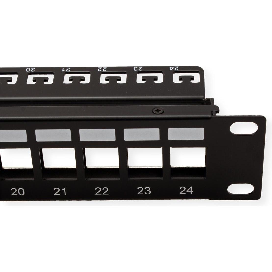Thumbnail - Roline 19"-Patchpanel, Server Zubehör, Schwarz